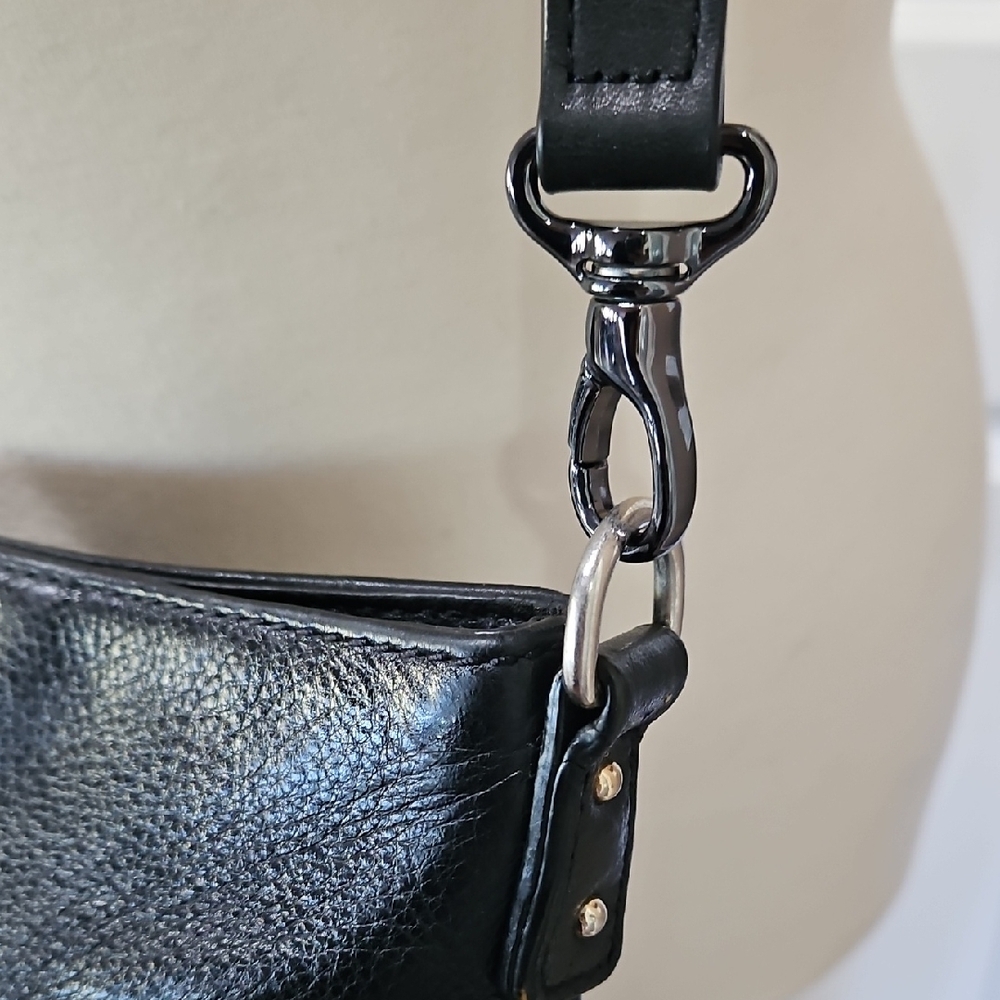 Kate Spade Black Pebble Leather Crossbody Bag - Picture 5 of 10